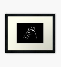 Anime cartoon Framed Print