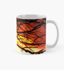 Sunset and tree silhouettes Tasse (Standard)