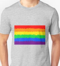 Gay Pride Flag- Retro Slim Fit T-Shirt