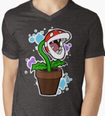 Mario Plant Men's V-Neck T-Shirt