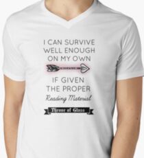 Throne of Glass - Quote Men's V-Neck T-Shirt