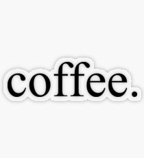 Coffee Transparent Sticker