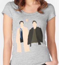 Destiel is real Women's Fitted Scoop T-Shirt
