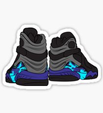 Aqua 8s Sticker