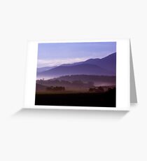 Yarra Valley Morning Greeting Card
