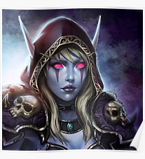 Lady Sylvanas Windläufer Poster