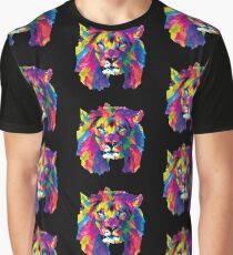 Geo Löwe Grafik T-Shirt