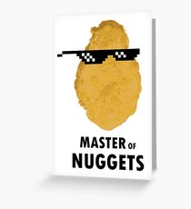 Master of Nuggets Greeting Card