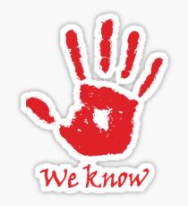 We Know - Dark Brotherhood Sticker
