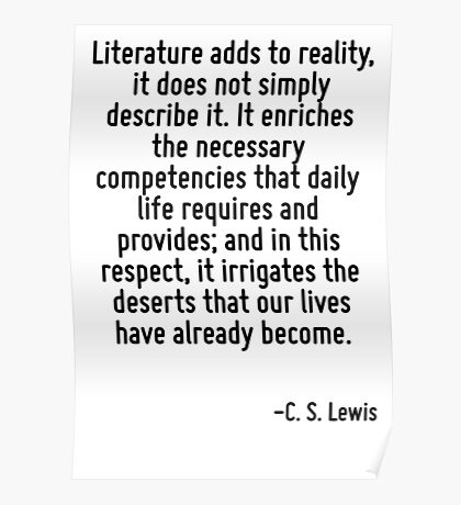 C S Lewis: Posters | Redbubble