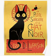 La Petite Sociere et le Chat Noir - Service de Livraison Poster