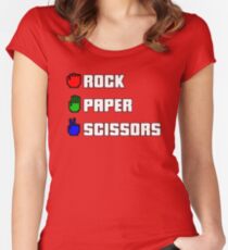 Rock-paper-scissors Women's Fitted Scoop T-Shirt
