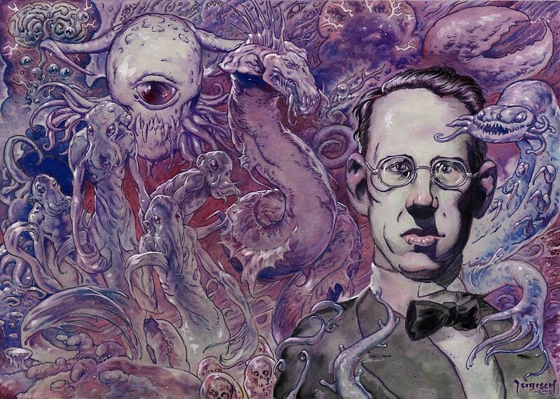 Hp Lovecraft From Beyond By Mikedubischart Redbubble