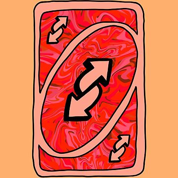 Trippy green Uno reverse card Sticker for Sale by Shred-Lettuce