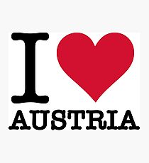 I love Austria Photographic Print