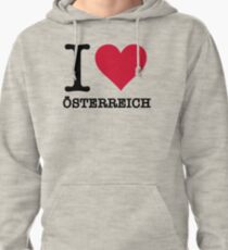 I love Austria Pullover Hoodie