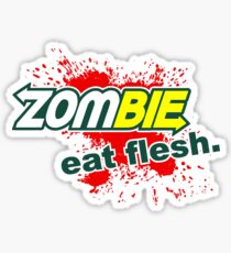 Zombie - Eat Flesh Sticker