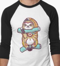 Camiseta ¾ estilo béisbol Mandala Sloth