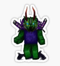 Roblox Ninja Stickers Redbubble - green extraterrestrial blox sticker