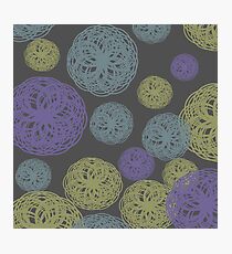 Colorful Twisted Yarn Photographic Print