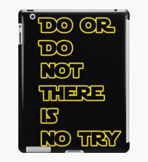 Yoda Quote Star Wars iPad Case/Skin