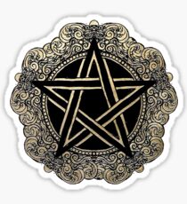 Baroque Pentacle Sticker