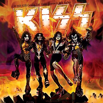 Artwork thumbnail, kiss the band- Rock band Hard Rock Kiss army Destroyer by Rajpramanik