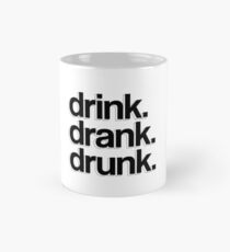 trinken. getrunken. betrunken. Tasse (Standard)