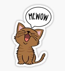 MEWOW! Sticker