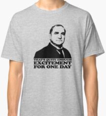 Downton Abbey Carson Excitement Tshirt Classic T-Shirt