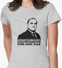 Downton Abbey Carson Excitement Tshirt Women's Fitted T-Shirt