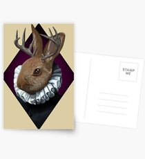 Der schicke Jackalope Postkarten