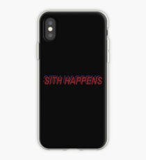 Star Wars Episode 7 Inspired ' Sith Happens ' Sh*t Happens Parody iPhone Case