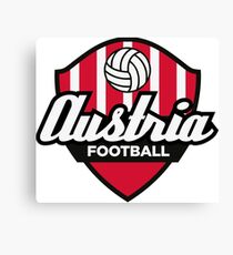 Football coat of arms of Austria Canvas Print