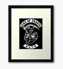 Sons of Anakin - starwars inspired biker patch Framed Print