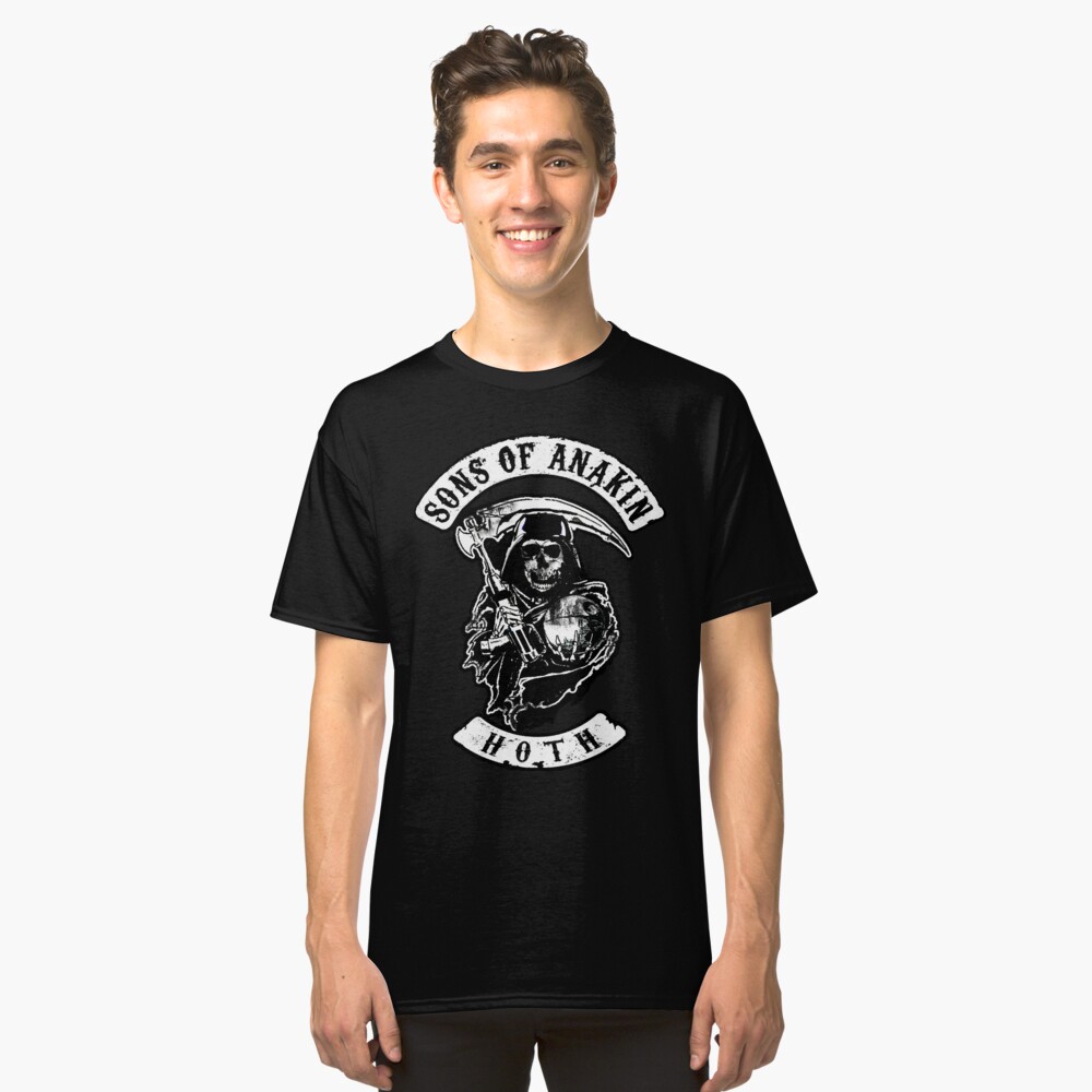  Sons of Anakin  starwars inspired biker patch Classic T 