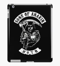 Sons of Anakin - starwars inspired biker patch iPad Case/Skin