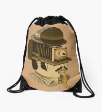 Cyclops photographer Drawstring Bag