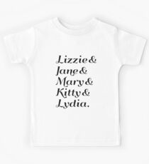 The Bennet Girls - Pride & Prejudice Kids T-Shirt