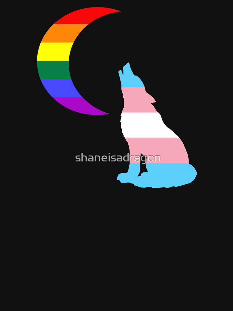 Gay Trans Wolf y Moon de shaneisadragon