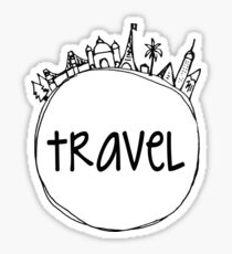 Travel Globe Sticker