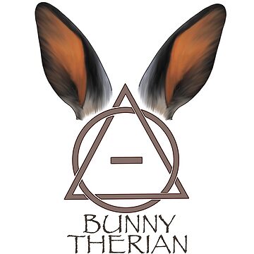 Feline Ears Grey Therian ThetaDelta Sticker for Sale by DraconicsDesign