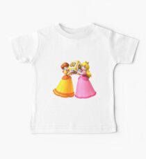Prinzessin Peach und Daisy Baby T-Shirt