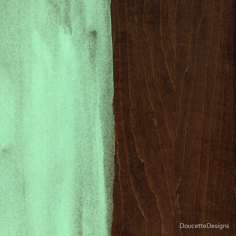 "Green Paint on Wood" by DoucetteDesigns Redbubble