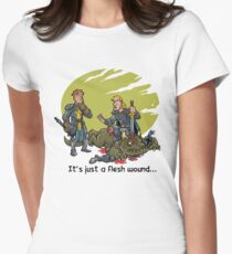 It just a flesh wound... Women's Fitted T-Shirt