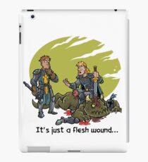 It just a flesh wound... iPad Case/Skin