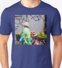 Fruit Vendor Hanoi Vietnam Slim Fit T-Shirt