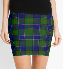 Blue and Green Clan Colquhoun Tartan Mini Skirt