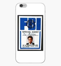 fox mulder badge iPhone Case