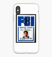 fox mulder badge iPhone Case